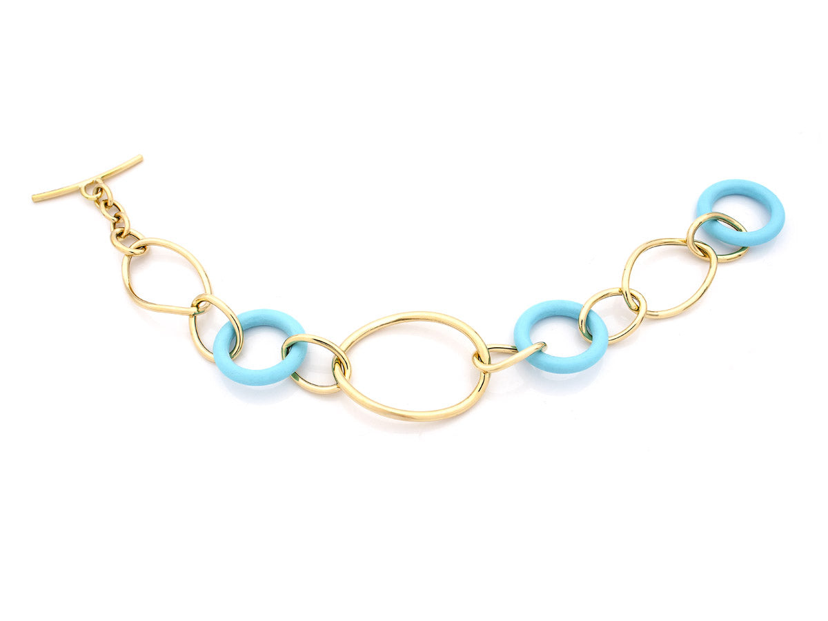 STELLA COLLECTION - 18KT GOLD BRACELET - TURQUOISE