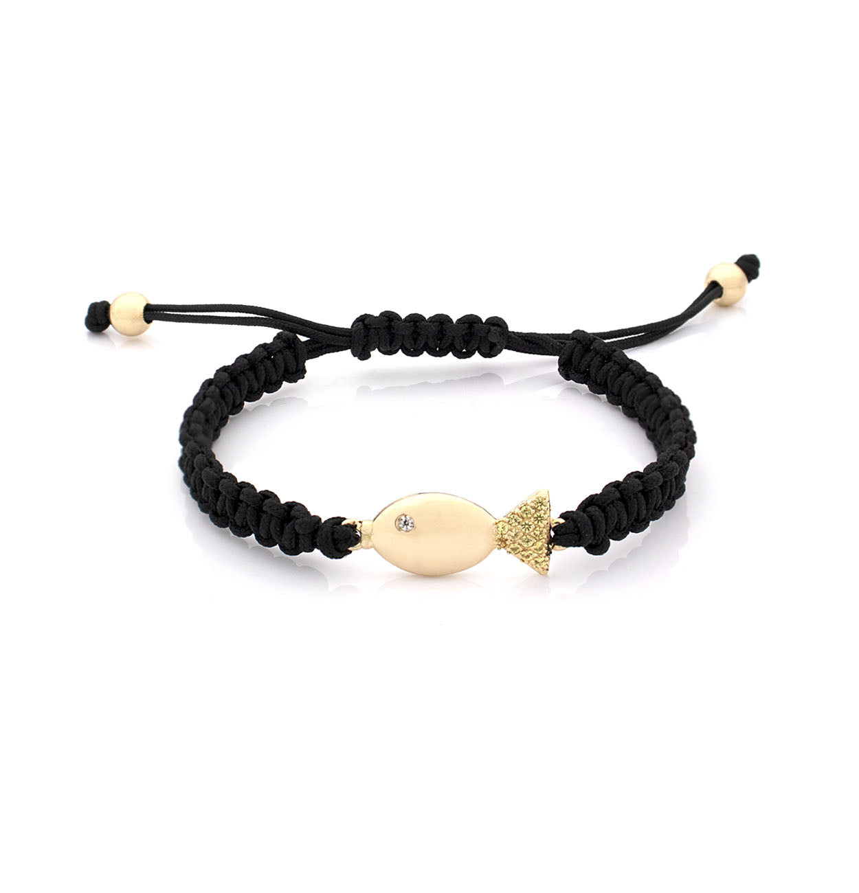 "PESCIOLINI" - 18KT GOLD AND YELLOW SAPPHIRES - BRACELET