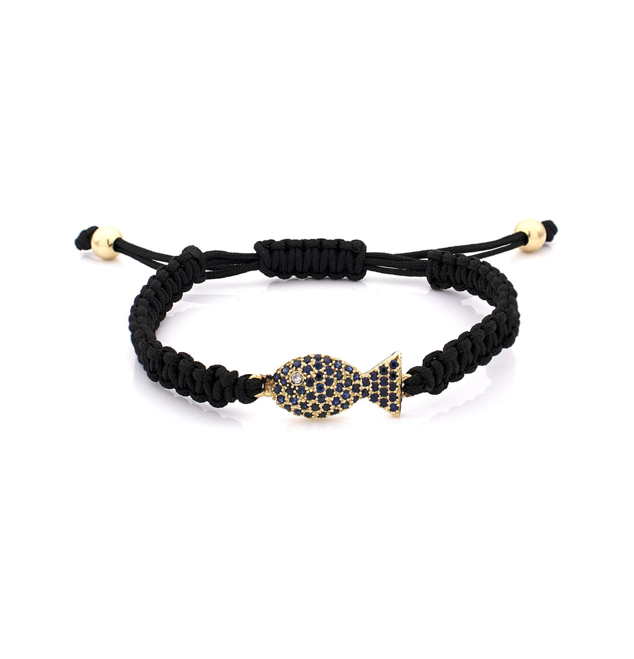 "PESCIOLINI" - 18KT GOLD AND BLUE SAPPHIRES - BRACELET