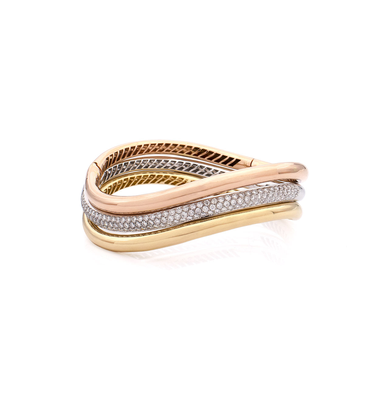 "WAVE" COLLECTION BRACELET - 18KT ROSE GOLD