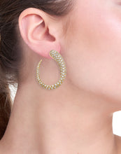 Load image into Gallery viewer, GOCCE COLLECTION EARRINGS - 18KT GOLD - WHITE DIAMONDS - MEDIUM