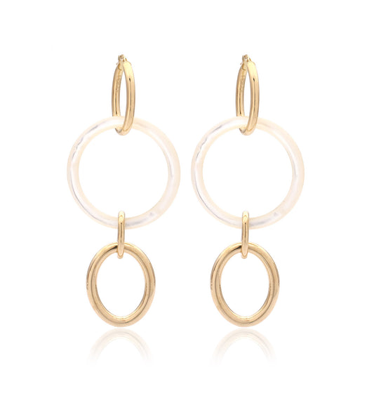 MAMA COLLECTION 18KT YELLOW GOLD - MOTHER OF PEARL - LARGE