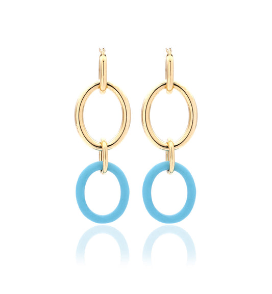 MAMA COLLECTION 18KT YELLOW GOLD - TURQUOISE