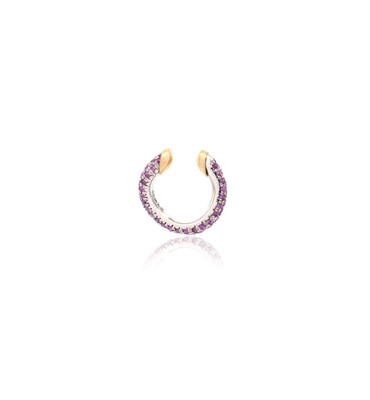 "MARJ" - EAR CUFFS - 18KT GOLD - PINK SAPPHIRES