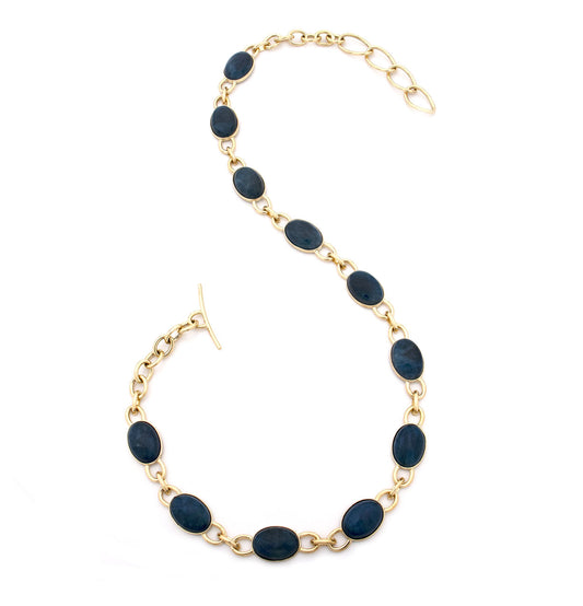"MARISA" - 18KT YELLOW GOLD AND APATITE