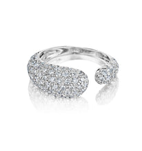 Load image into Gallery viewer, GOCCE COLLECTION WHITE DIAMONDS RING - 18KT WHITE GOLD
