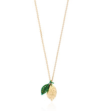 Load image into Gallery viewer, &quot;LOVE LEMONS&quot; - 18KT GOLD - TSAVORITES - NECKLACE - SMALL