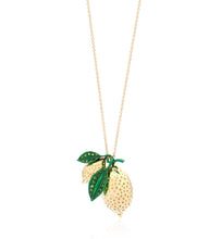 Load image into Gallery viewer, &quot;LOVE LEMONS&quot; - 18KT GOLD - TSAVORITES - NECKLACE