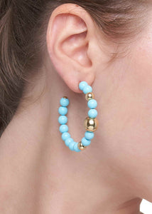 BARBARELLA COLLECTION EARRINGS - TURQUOISE