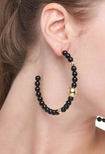 Load image into Gallery viewer, BARBARELLA COLLECTION EARRINGS - ONYX