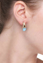 Load image into Gallery viewer, GOCCIOLINE COLLECTION EARRINGS - TURQUOISE