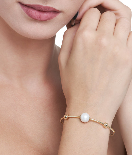 BARBARELLA COLLECTION 18KT GOLD BRACELET - PEARL