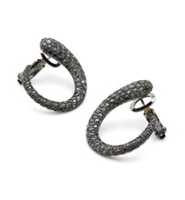 Load image into Gallery viewer, GOCCE COLLECTION BLACK DIAMONDS EARRINGS - MEDIUM