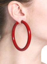 Load image into Gallery viewer, BARBARELLA COLLECTION - 18KT GOLD - STERLING SILVER - EX-LARGE - CORAL RED