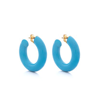 Load image into Gallery viewer, BARBARELLA COLLECTION - 18KT GOLD - STERLING SILVER - EX-SMALL - TURQUOISE
