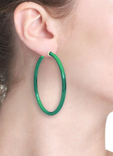 Load image into Gallery viewer, BARBARELLA COLLECTION - 18KT GOLD - STERLING SILVER - MEDIUM - GREEN