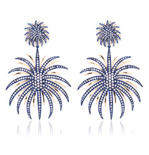 Load image into Gallery viewer, FIREWORKS - 18KT YELLOW GOLD - BLUE TITANIUM