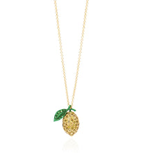 Load image into Gallery viewer, &quot;LOVE LEMONS&quot; - 18KT GOLD - YELLOW SAPPHIRES - NECKLACE - SMALL