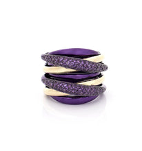 Load image into Gallery viewer, &quot;LIZZY&quot; - 18KT GOLD - AMETHYST
