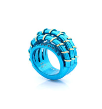 Load image into Gallery viewer, &quot;APERITIVO&quot; - 18KT GOLD - LIGHT BLUE SAPPHIRES