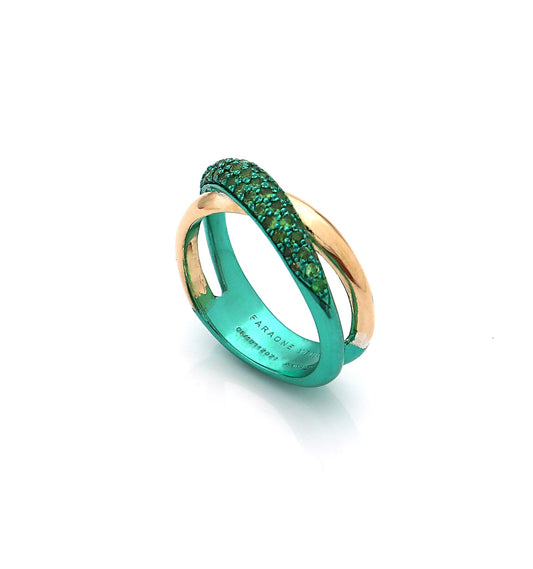 "MARGAUX" - 18KT GOLD - TSAVORITES