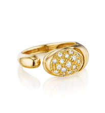 Load image into Gallery viewer, GOCCIOLINE COLLECTION WHITE DIAMONDS RING - 18KT GOLD