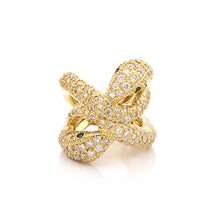 Load image into Gallery viewer, &quot;KHALIFA&quot; - 18KT GOLD - WHITE DIAMONDS