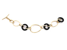 Load image into Gallery viewer, STELLA COLLECTION 18KT GOLD BRACELET - ONYX