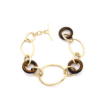 Load image into Gallery viewer, STELLA COLLECTION 18KT GOLD BRACELET - TIGER EYE