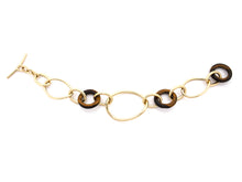 Load image into Gallery viewer, STELLA COLLECTION 18KT GOLD BRACELET - TIGER EYE