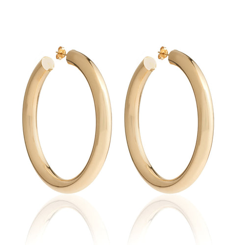 BARBARELLA COLLECTION 18KT GOLD EARRINGS - EX-LARGE