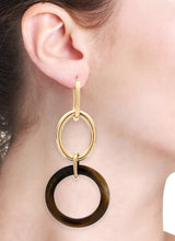Load image into Gallery viewer, MAMA COLLECTION 18KT YELLOW GOLD - TIGER EYE - LARGE