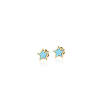 Load image into Gallery viewer, &quot;STELLINA&quot; - 18KT YELLOW GOLD/ TURQUOISE