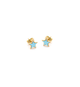 "STELLINA" - 18KT YELLOW GOLD/ TURQUOISE