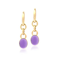 Load image into Gallery viewer, &quot;MARISA&quot; EARRINGS - 18KT YELLOW GOLD &amp; STONES