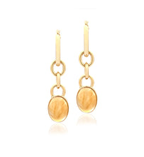 Load image into Gallery viewer, &quot;MARISA&quot; EARRINGS - 18KT YELLOW GOLD &amp; STONES