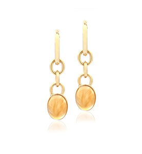 "MARISA" EARRINGS - 18KT YELLOW GOLD & STONES