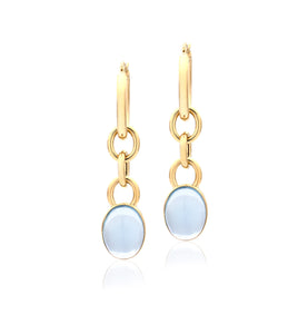 "MARISA" EARRINGS - 18KT YELLOW GOLD & STONES