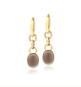 "MARISA" EARRINGS - 18KT YELLOW GOLD & STONES