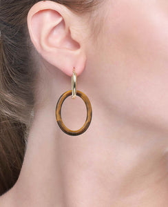 MAMA COLLECTION EARRINGS - TIGER EYE