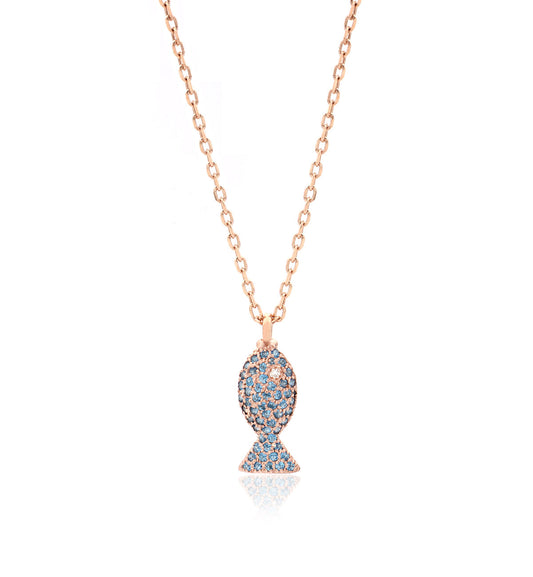 "PESCIOLINI" - STERLING SILVER AND TOPAZ