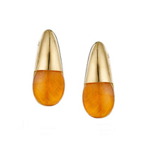 Load image into Gallery viewer, GOCCIOLINE COLLECTION EARRINGS - TIGER EYE
