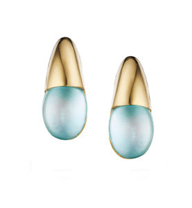 GOCCIOLINE COLLECTION EARRINGS - GREEN AGATE