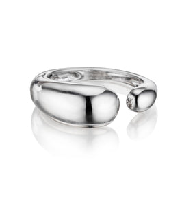 GOCCE COLLECTION RING - 18KT WHITE GOLD