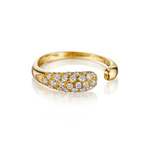 Load image into Gallery viewer, GOCCE COLLECTION WHITE DIAMONDS RING - 18KT GOLD - SMALL