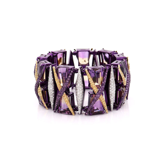 "LUXURY" - 18KT GOLD - WHITE DIAMONDS