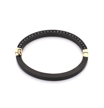 Load image into Gallery viewer, &quot;HUSBAND&#39;S CUFF&quot; - 18KT GOLD - BLACK
