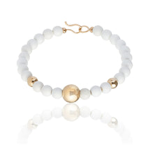 Load image into Gallery viewer, BARBARELLA COLLECTION BRACELET - WHITE AGATE