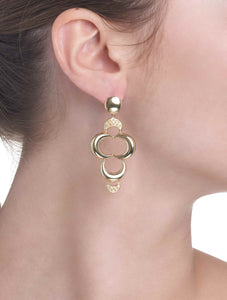 LUNETTE COLLECTION 18KT GOLD EARRINGS