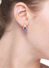 Load image into Gallery viewer, GOCCIOLINE COLLECTION EARRINGS - BLUE AGATE